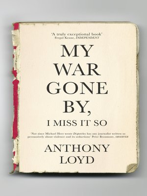 cover image of My War Gone By, I Miss It So